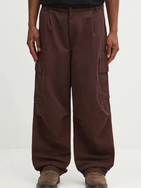 Carhartt WIP pantaloni de Cole Cargo Pant cu fason cargo violet
