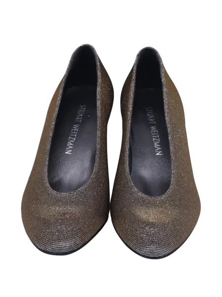Pantofi cu toc Stuart Weitzman auriu