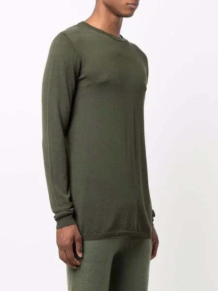 Μάλλινος πουλόβερ Rick Owens πράσινο