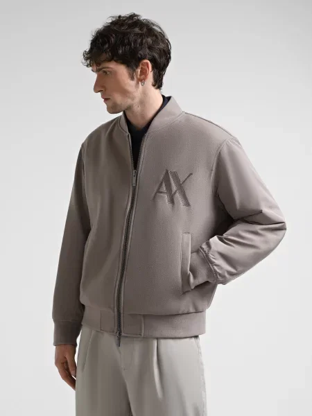 Бомбер Armani Exchange бежевый