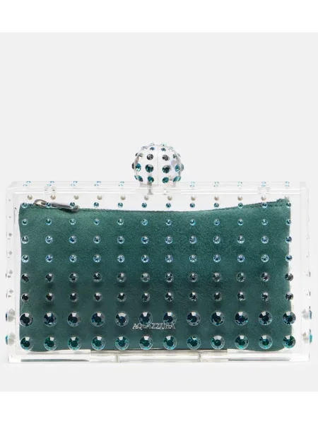 Pisemska torbica Aquazzura iz semiša kroglice