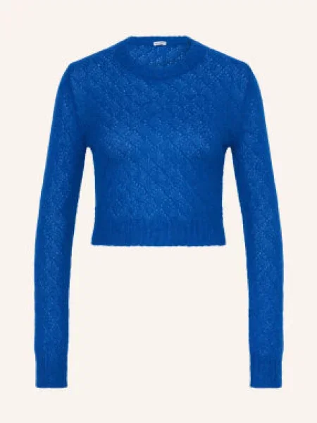 Jil Sander Svetry S Mohérem A Hedvábím modrá