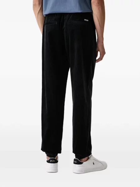 Pantaloni Armani Exchange de catifea cord albastru