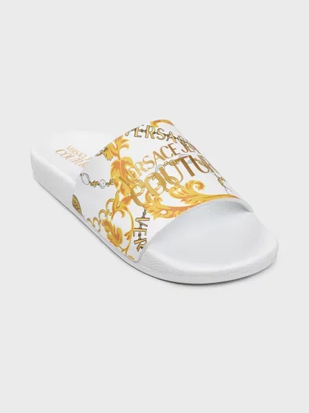 Шлепанцы Versace Jeans Couture белые