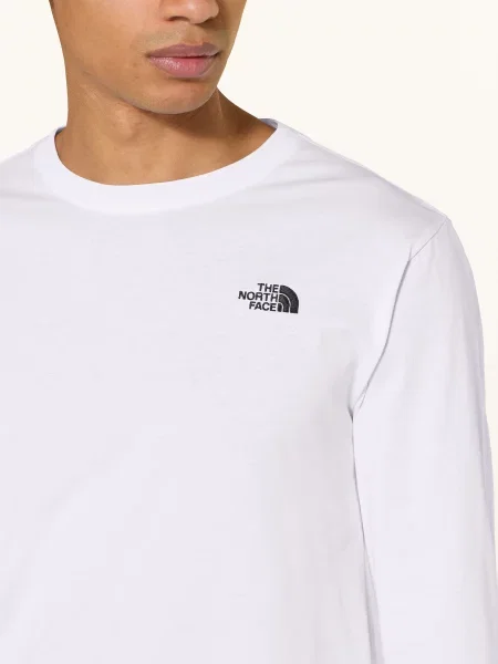 The North Face longsleeve Simple Dome biała