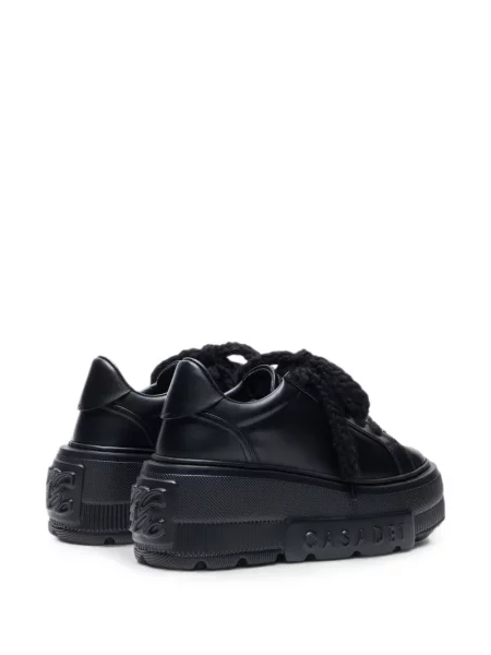 Sneakerși Casadei din piele negru