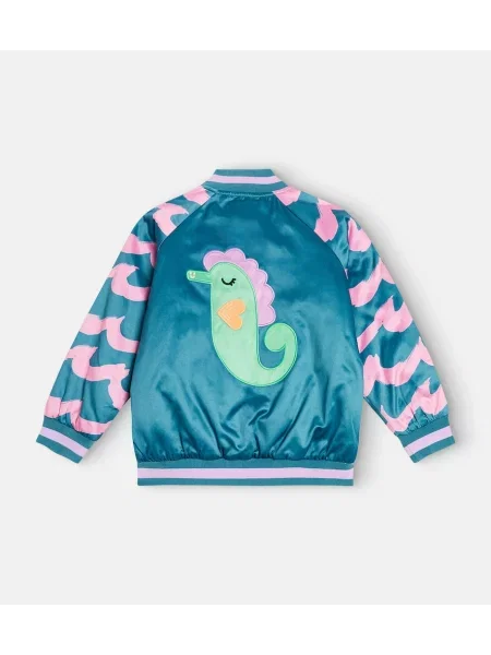Bomber jakna Stella Mccartney plava
