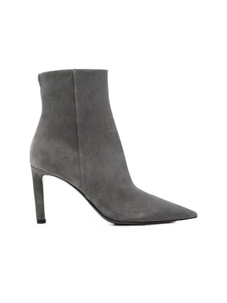 Botki Jimmy Choo zamszowe szare