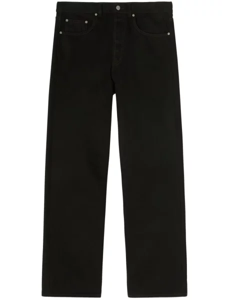 Blugi Palm Angels cu broderie negru