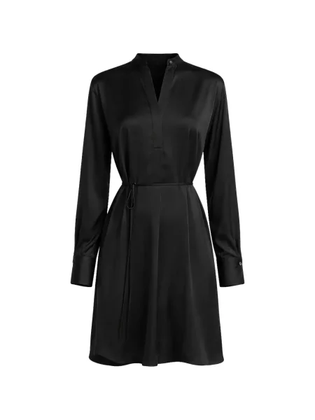 Sukienka mini Vince wiązana garniturowa czarna