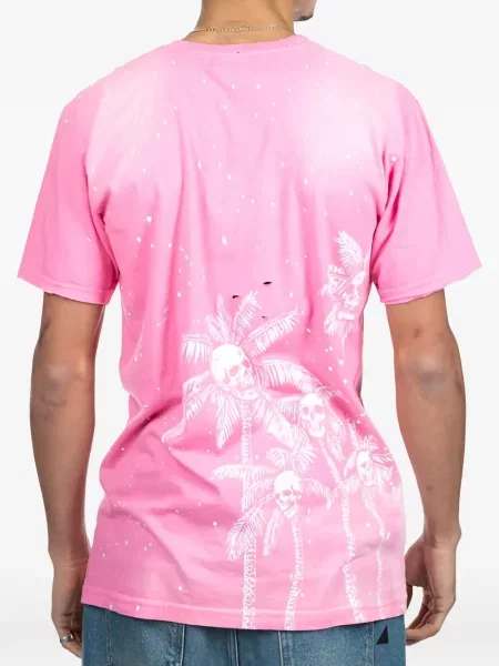 Tricou Domrebel cu imagine roz