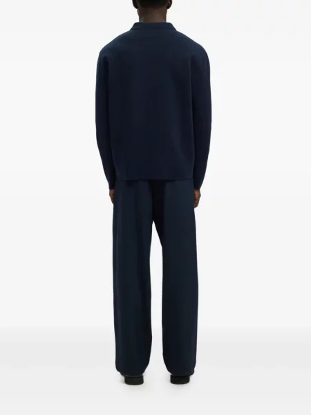 Gulerat cardigan Selected albastru