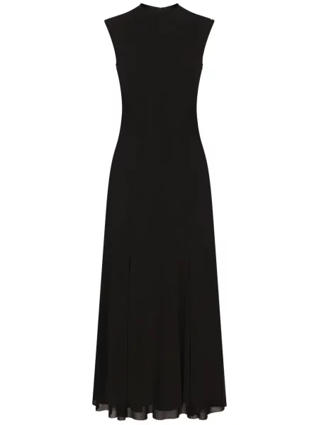 Rochie fără mâneci Dolce & Gabbana fără mâneci de costum negru