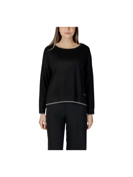 Dzianinowy sweter Liu Jo czarny