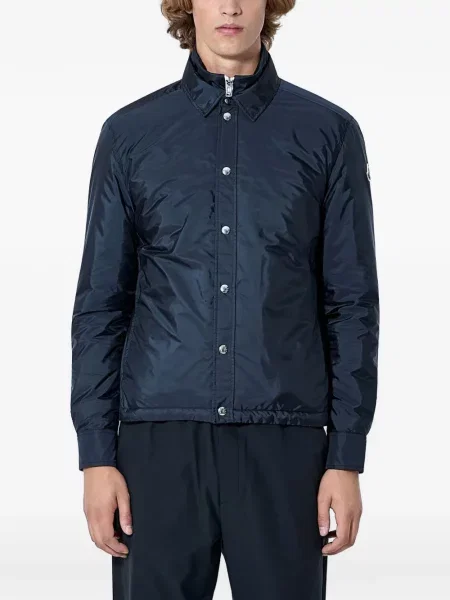 Geacă cu puf Moncler albastru