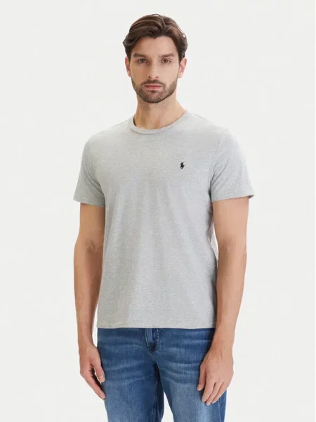 Polo Ralph Lauren Majica mornarsko plava / melange siva