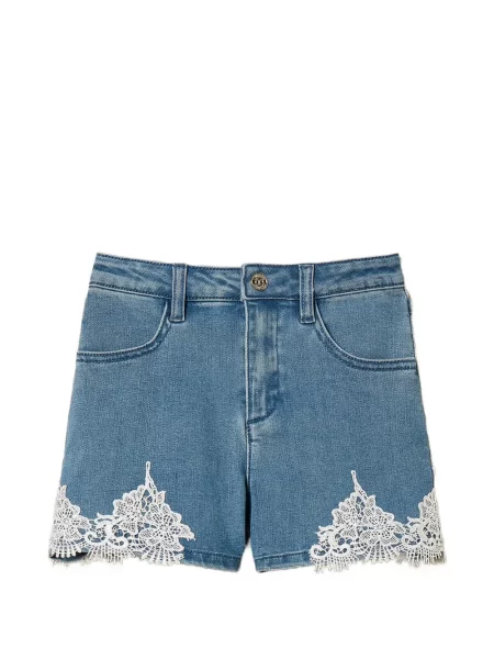 Szorty jeansowe dziecięce Twinset niebieskie