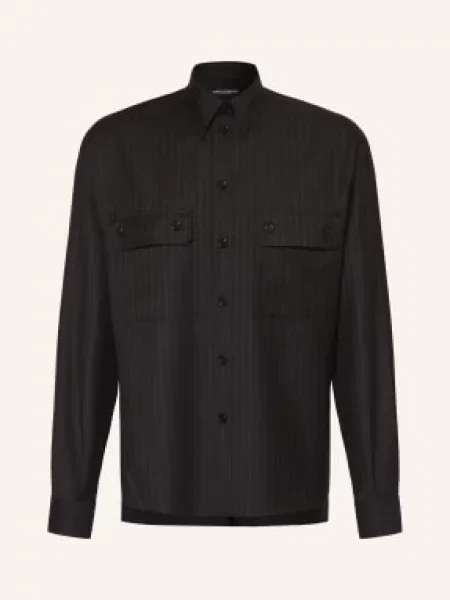 Dolce & Gabbana Koszula Comfort Fit schwarz czarna