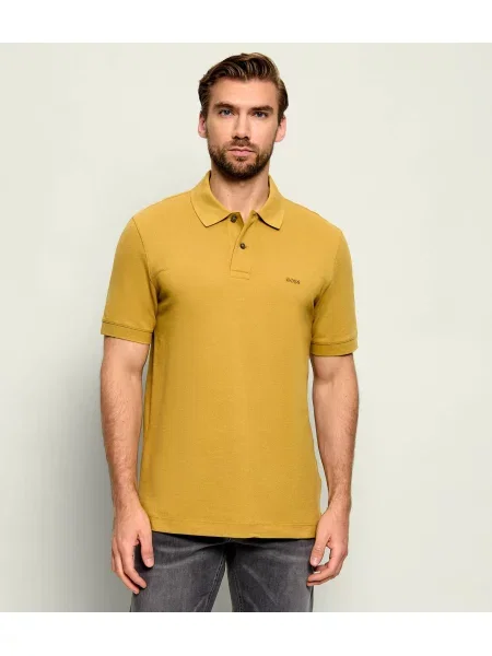 Tricou polo Boss Black negru