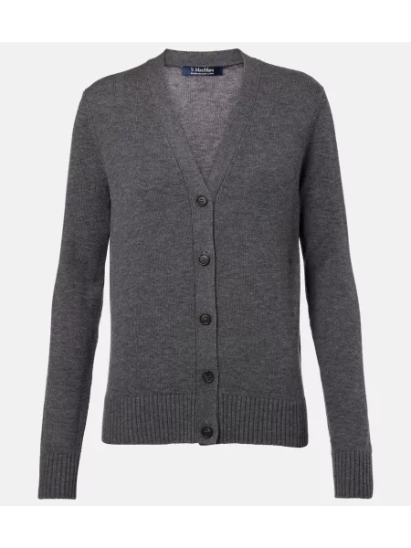 Cardigan 's Max Mara de lână gri