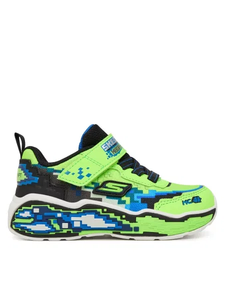 Laisvalaikio batai Skechers Mega Scene Žalia juoda