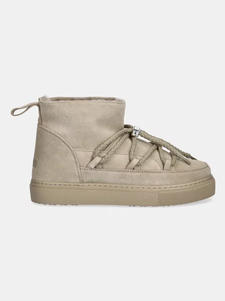 Замшевые классические сапоги Inuikii зеленые