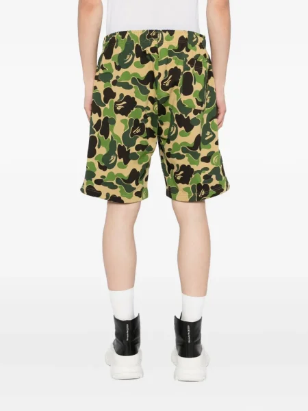 Pantaloni scurți A Bathing Ape® cu imagine verde