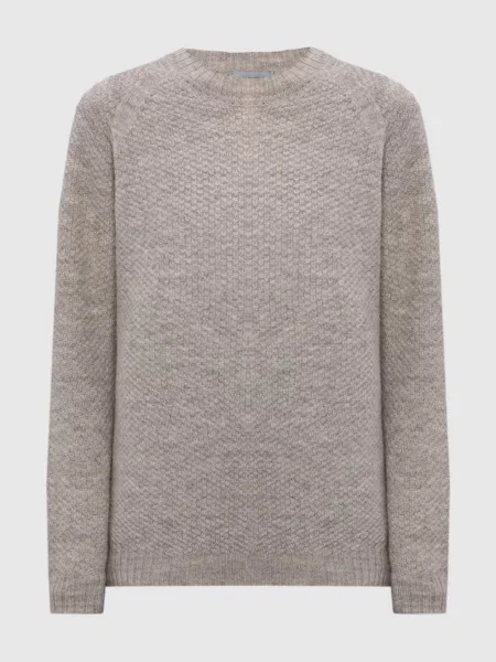 Светр Couper з вовни John Smedley сірий