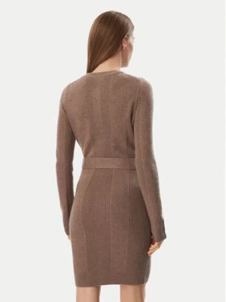 Marciano by Guess haljina s dodatkom kašmira AFRAH smeđa