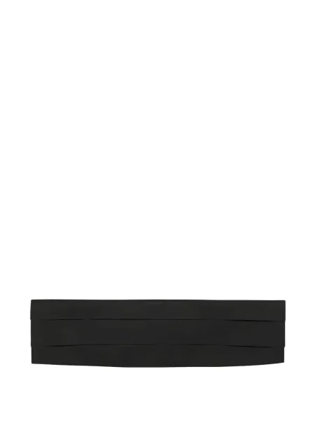 Cravată Canali plisată negru