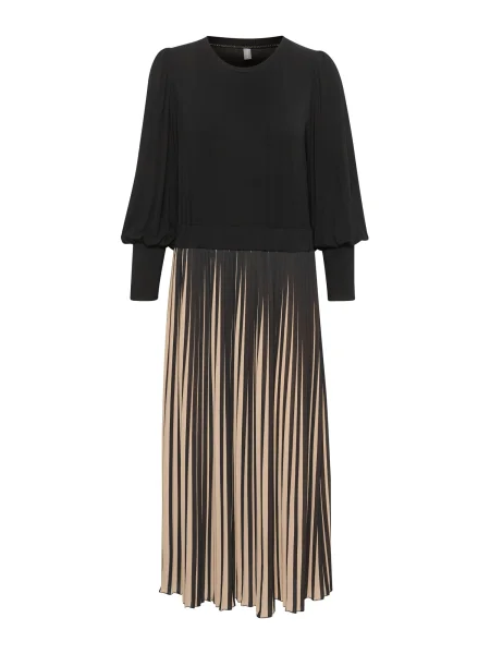 CULTURE Rochie Carly auriu negru