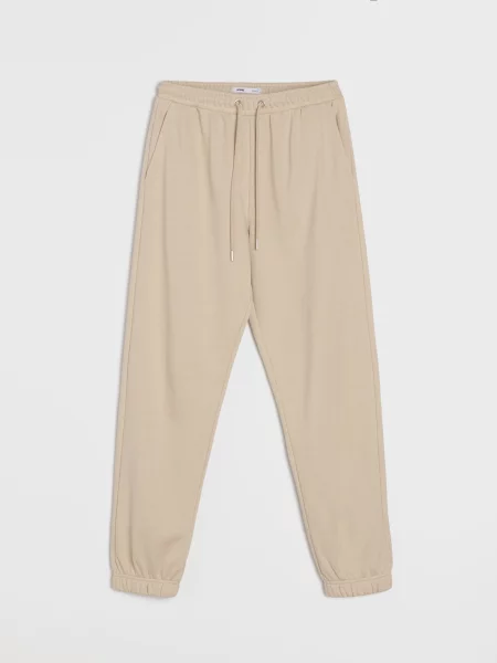 Спортивні штани джогери з тері нюдовий