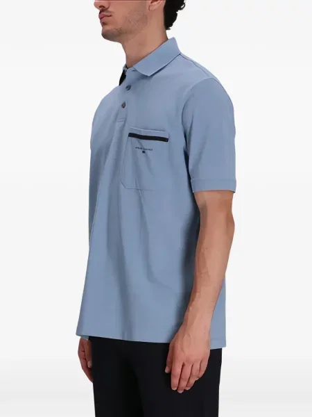 Поло тениска Armani Exchange синьо
