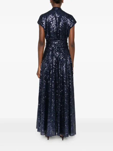 Rochie Kiton cu paiete de costum albastru