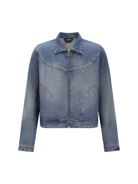 Ed Hardy Prehodna jakna Flammender Schädel temno modra