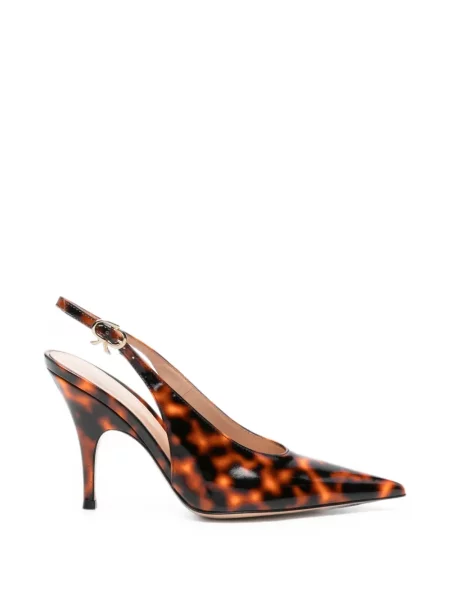 Pantofi cu toc Gianvito Rossi slingback maro