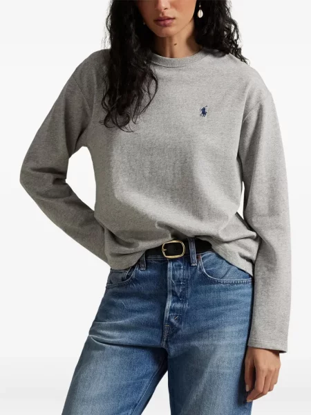 Plisovaný mini s límcem čepice Polo Ralph Lauren červený