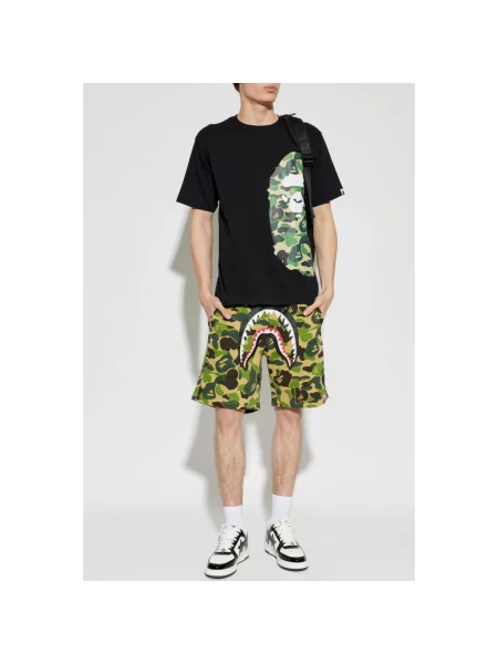 Koszulka A Bathing Ape® z logo czarna