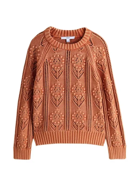 Next Pulover deschis portocaliu