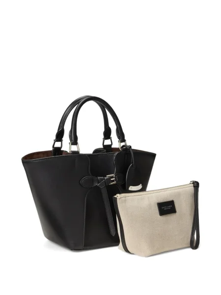 Мини чанта Ralph Lauren Collection черно