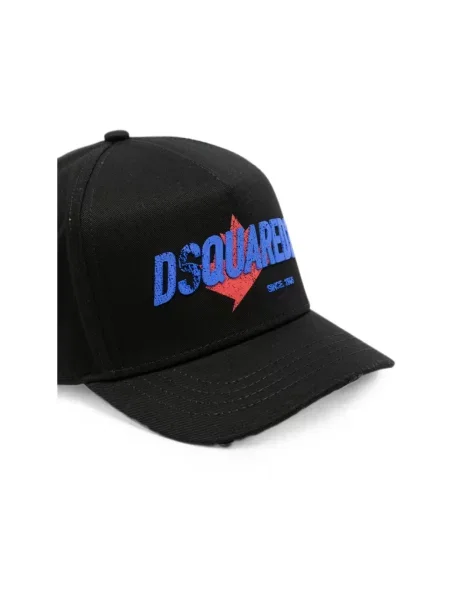 Czapka z daszkiem Dsquared2 czarna
