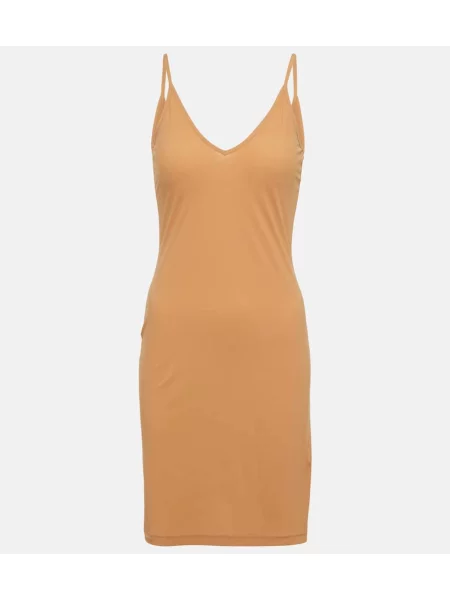 Rochie Jil Sander din jerseu bej