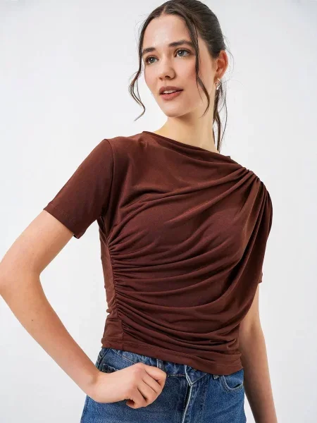 Bigdart Bluza moka smeđa