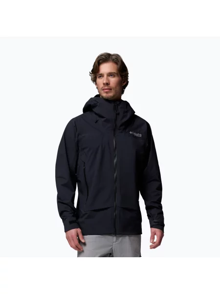Geacă softshell pentru bărbați Columbia Saudan Pro 3L black negru
