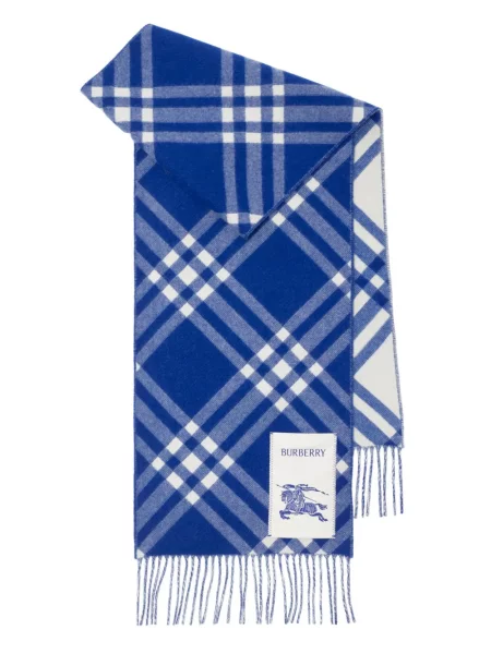 Kašmyro pledas šalikas Burberry mėlyna