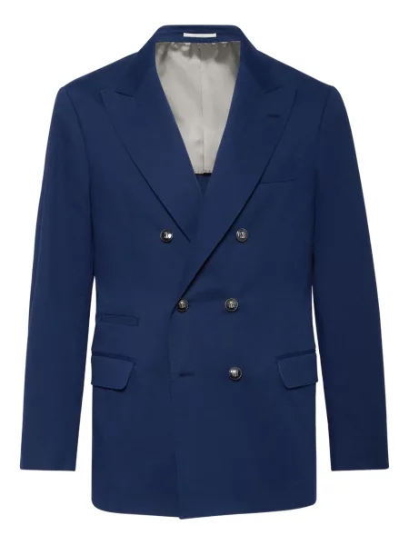 Sacou Brunello Cucinelli albastru