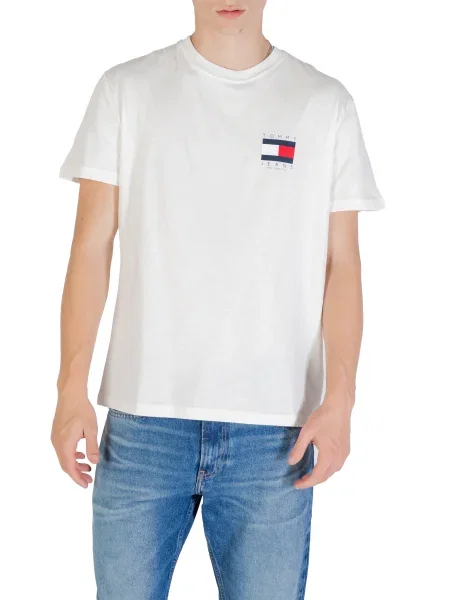 Majica Tommy Hilfiger Jeans bela