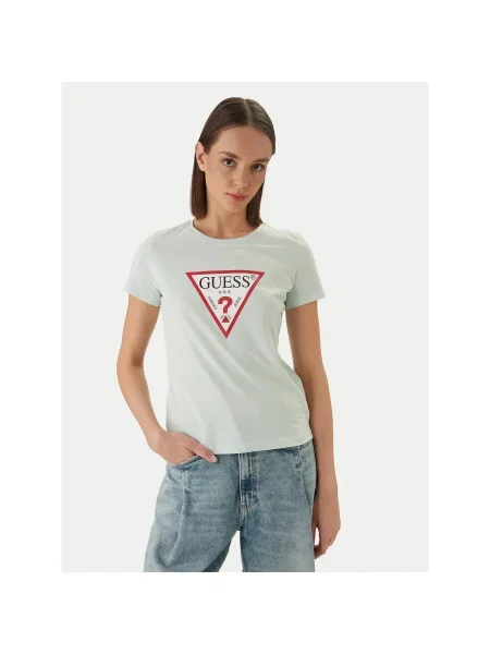 Guess Póló Regular Fit zöld