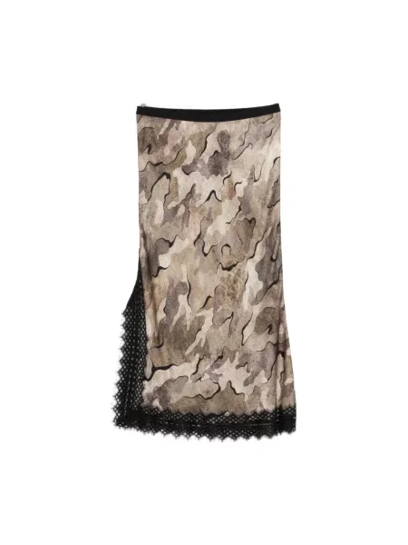 Spódnica midi Pinko beżowa