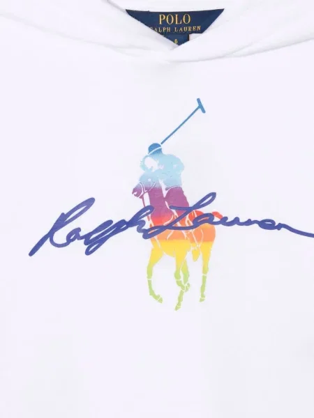 Koszulka polo dziecięca Polo Ralph Lauren biała